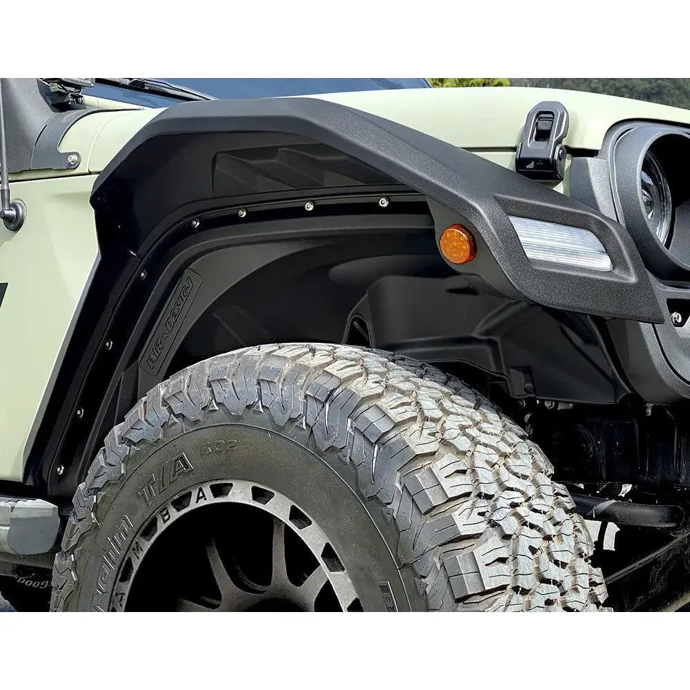 Utvidelsessett Med Sprutskjermer Air Design Panther Pro - Jeep Wrangler Jl 2 d 18- - 13