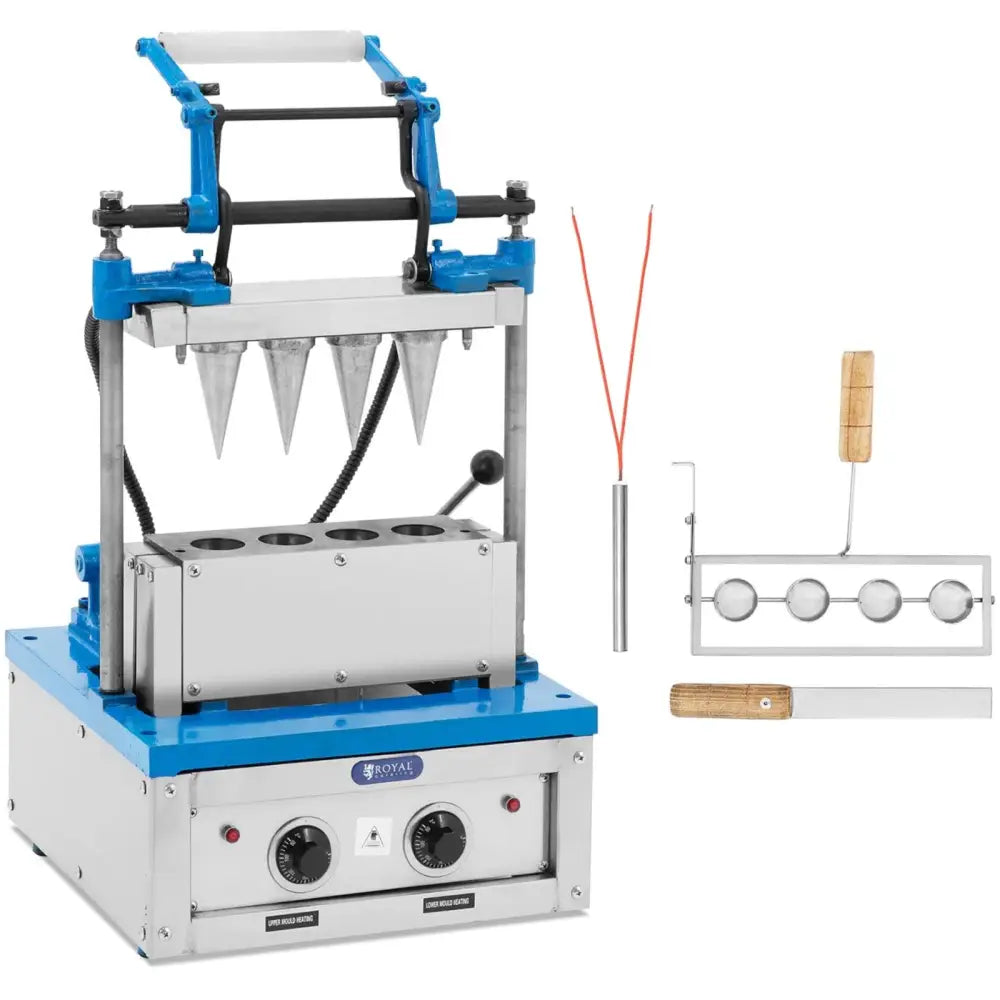 Vaffeljern Iskremkjeks Maskin 4200 w 100-120 Stk./timer. - 2