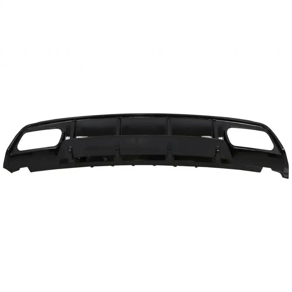 Valance Rear Diffuser Black Edition Suitable For Mercedes A-class W176 Facelift (2012-2018) A45 Design - 2