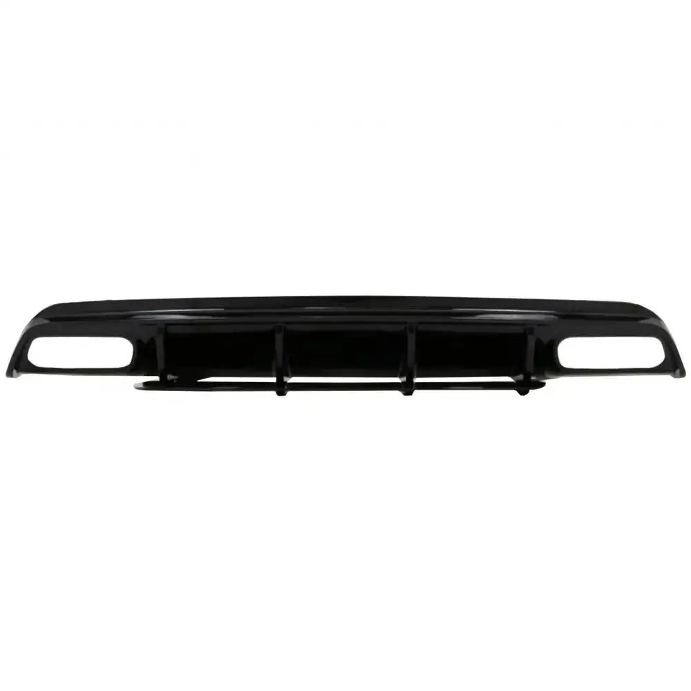 Valance Rear Diffuser Black Edition Suitable For Mercedes A-class W176 Facelift (2012-2018) A45 Design - 3