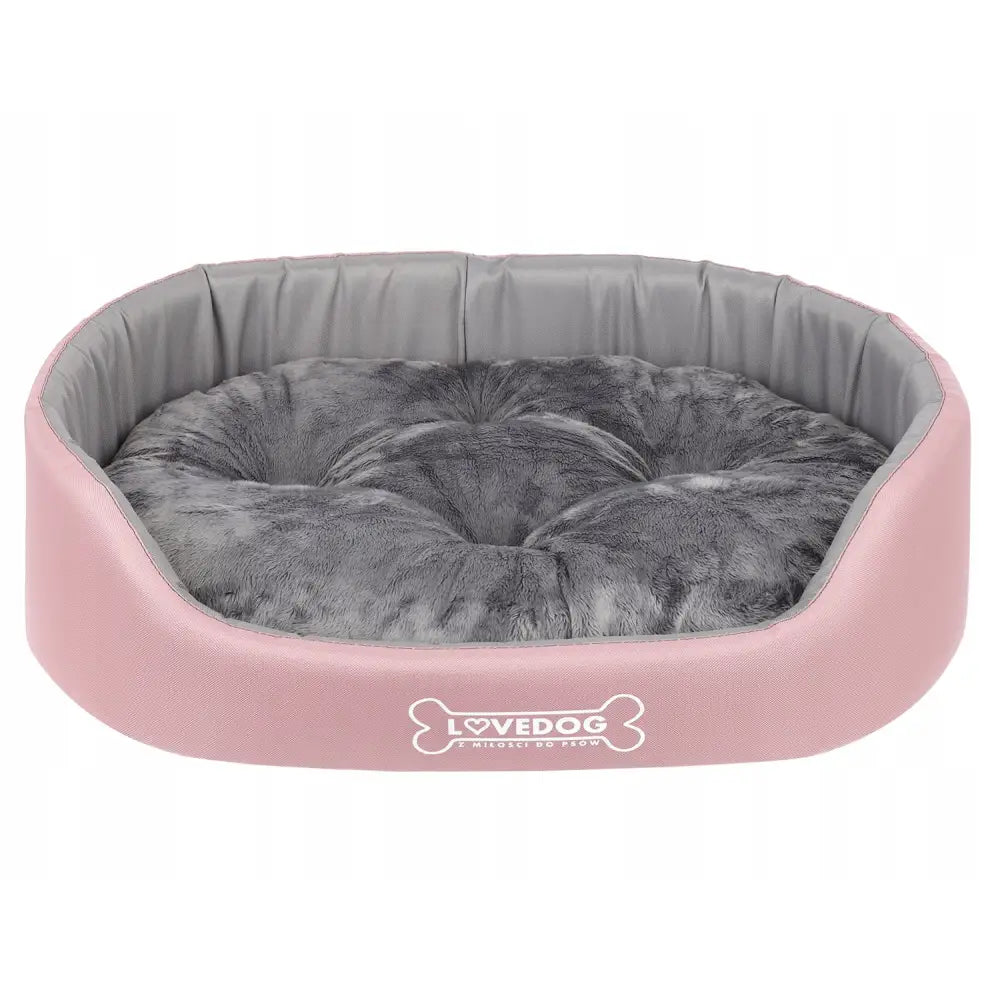 Vannavstøtende Lovedog Hundeseng m 60x50 Rosa - 1