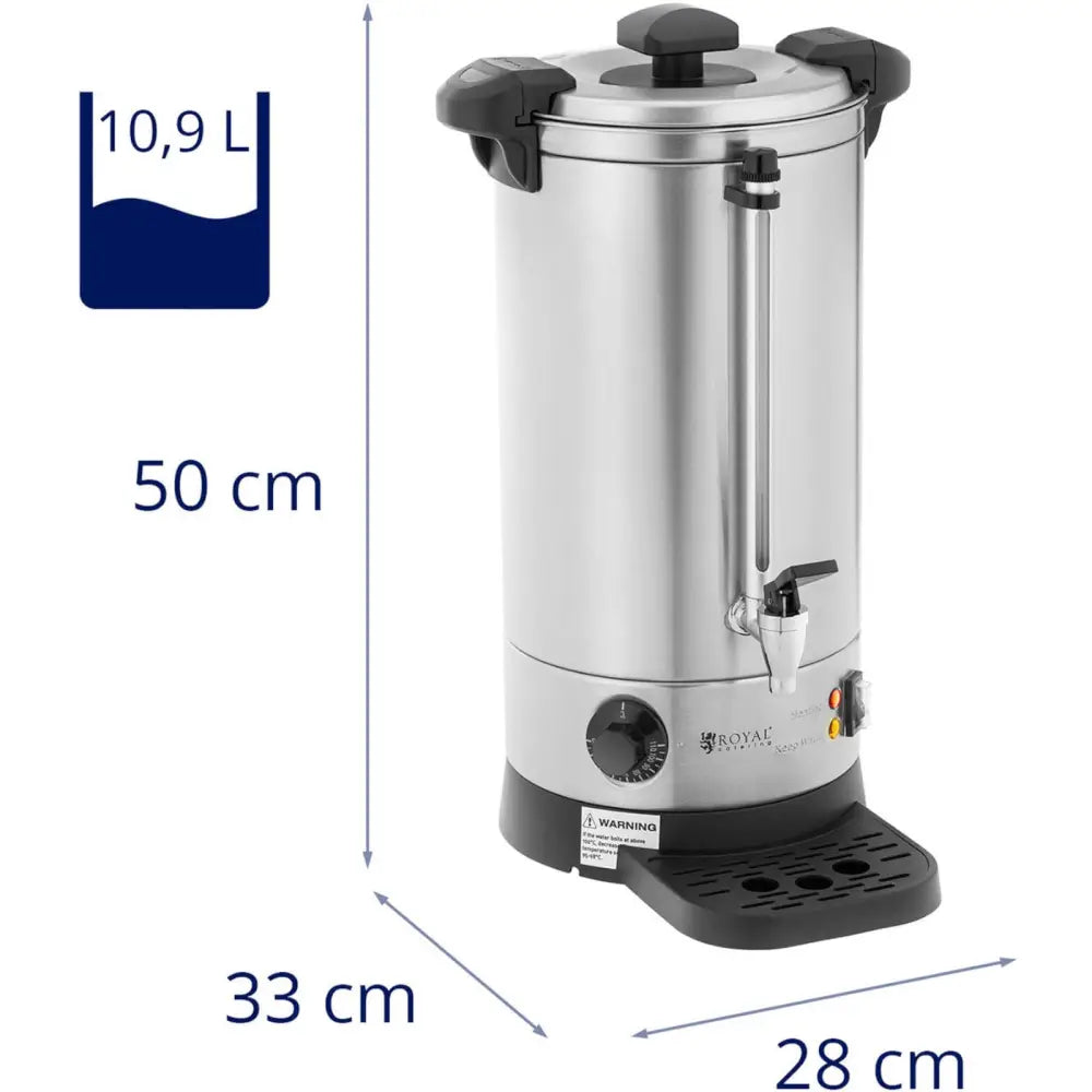 Vannkoker Med Doble Vegger Og Dryppestativ 9 l 1500 w Sølv - 7