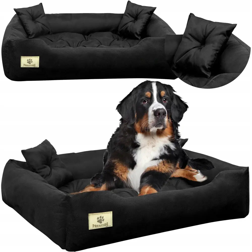 Vanntett Hundebed Kanapé Svart 130x105 - 1