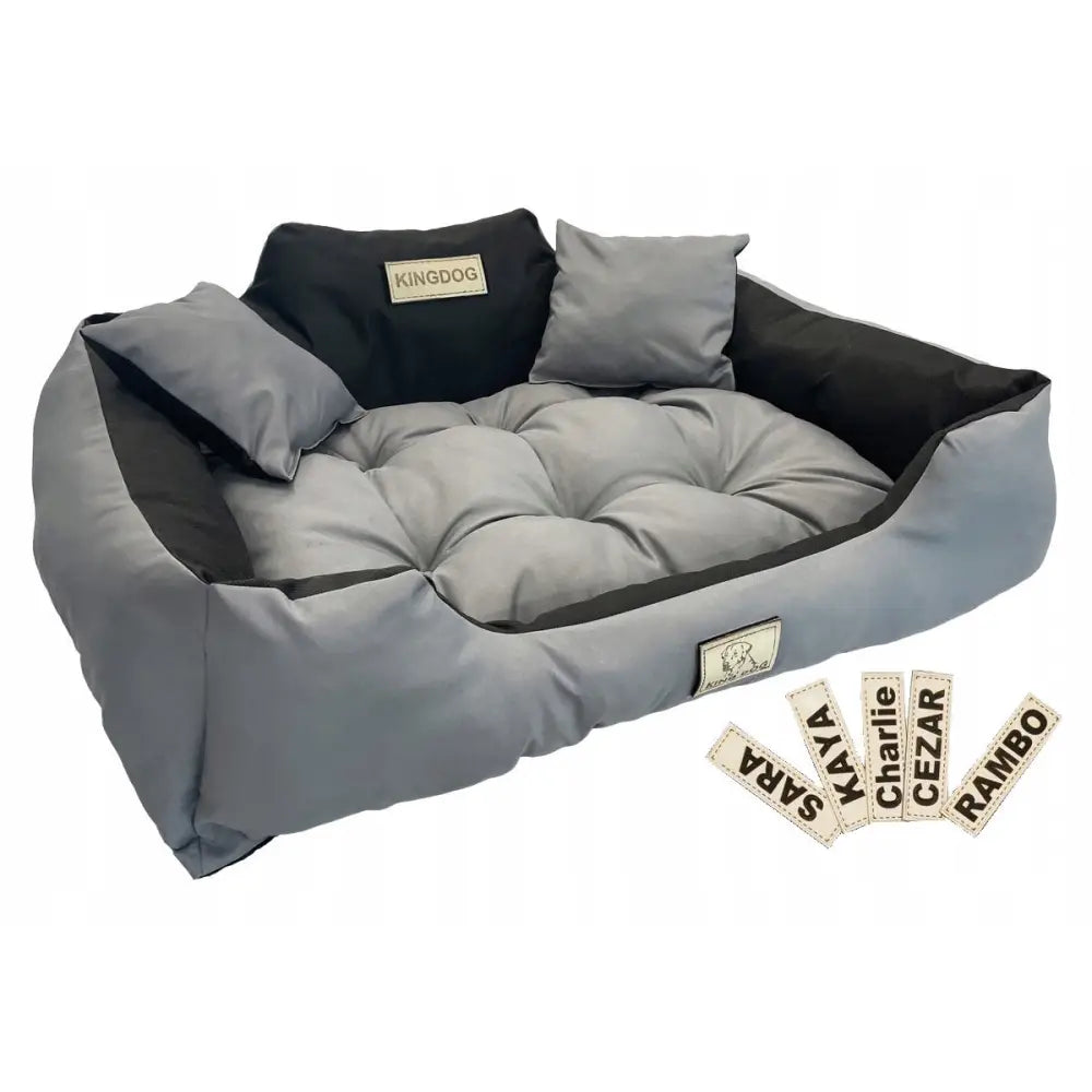 Vanntett Hundeseng 115x95 Med Navn - 1