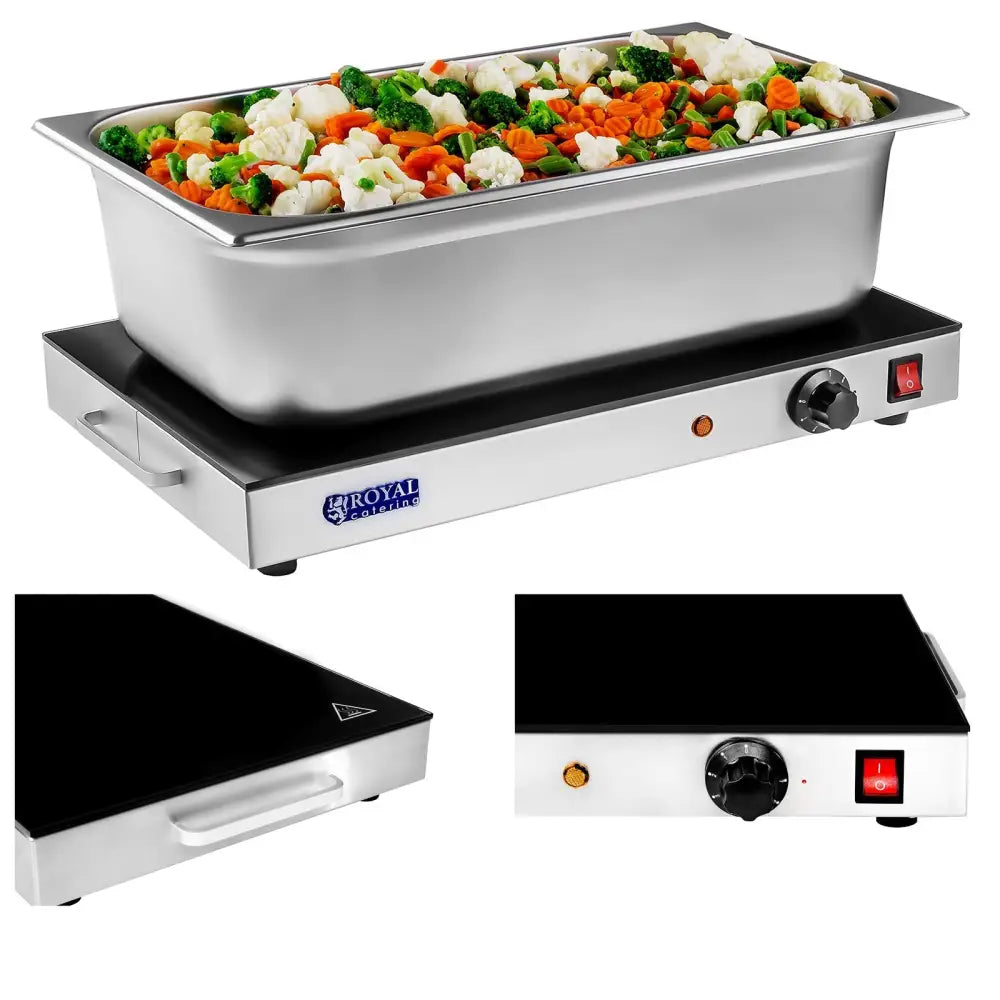 Varmebrett Bordmodell Gastronorm 1/1 Royal Catering - 1