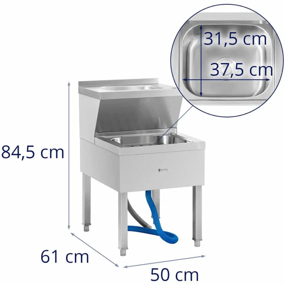 Vaskeskåler For Mopper Med Servant 61 x 50 x 84,5 Cm - 7