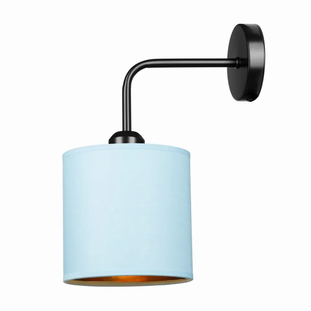 Vegglampe Loft Med Blå Oro Skjerm - 1