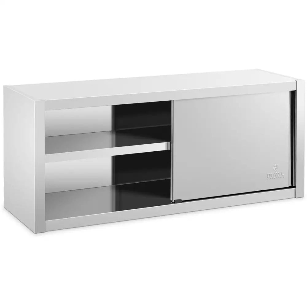 Veggmontert Gastronomisk Skap Med Skyvedører Rustfri 140 x 45 x 60 Cm - 2