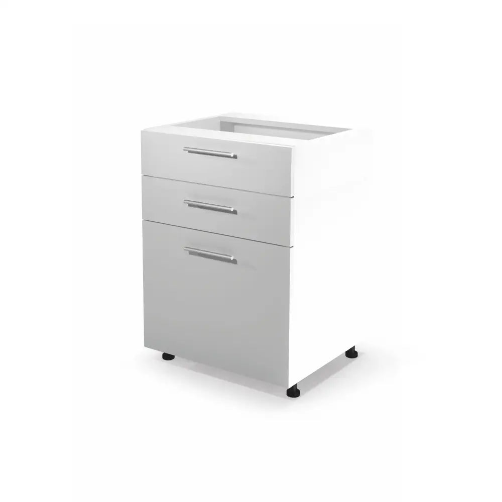 Vento D3s-60/82 Underpinnings With Drawers Hettich Mechanism White Front - 1
