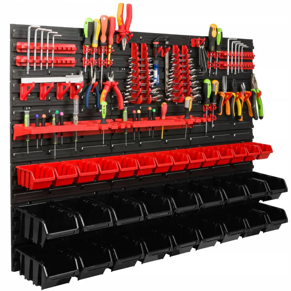 Verkstedstavle For Verktøy 117x78 Cm + 32 Bokser - 1
