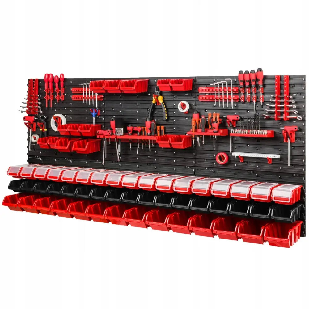 Verktøytavle Med 62 Beholdere + Håndtak - 1