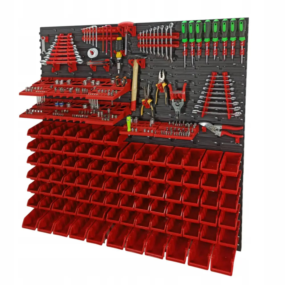 Verktøyvegg Tavle 115x117cm 88 Bokser - 1