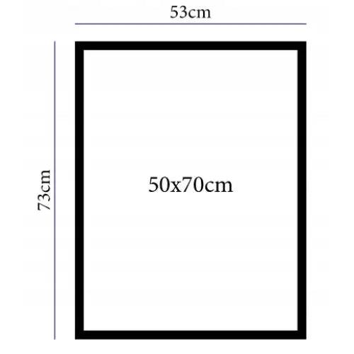 Vinterlandskap med Hytter Norge | Bilde til Stue 53x73 Cm