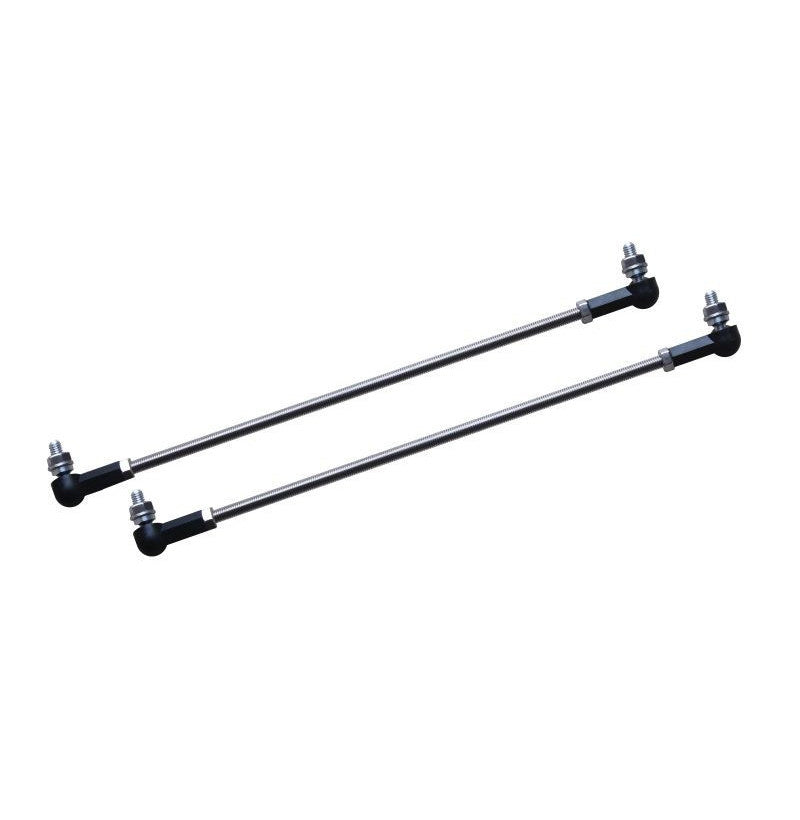 Universell monteringsbrakett for splitter og diffusor – justerbar støtte 28 cm med 6 mm gjenge, sett med 2 stk.