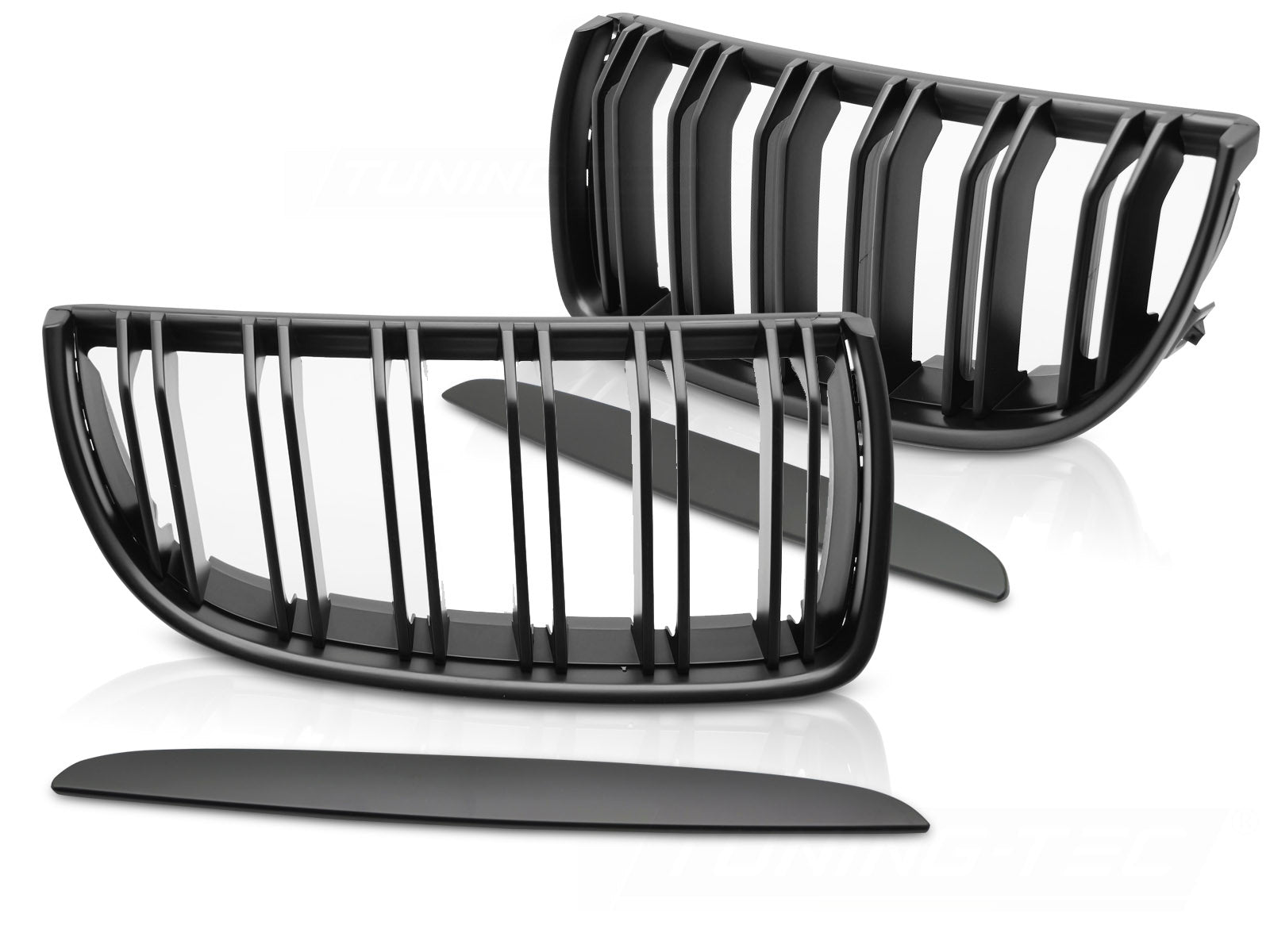 Grill BMW 3-serie E90/E91 05-08 matt svart GRBMF6