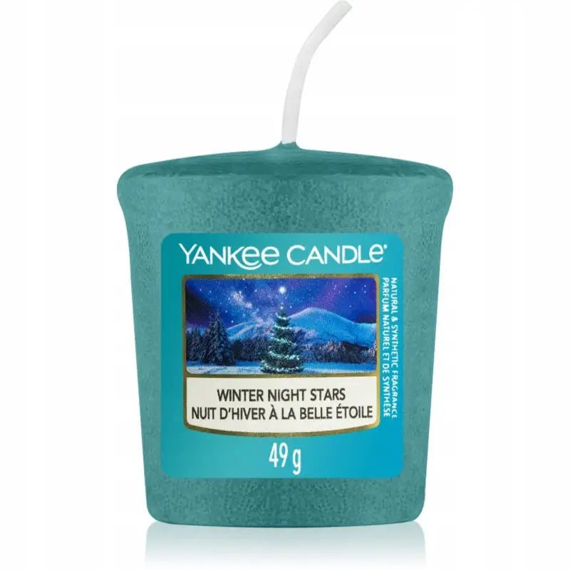 Yankee Candle Vinternattstjerner Prøvelysestake 49 g - 1